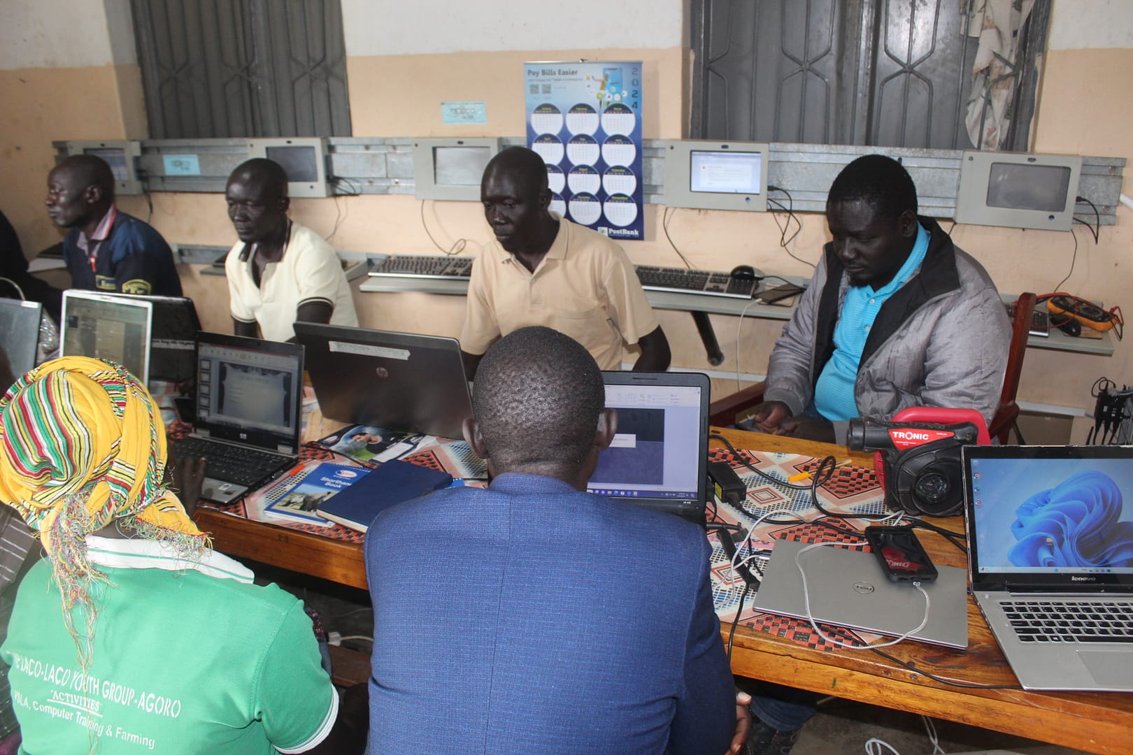 Digital Skills Training for SMC at Tute Laco Laco Youth ICT Centre, Agoro, Lamwo District