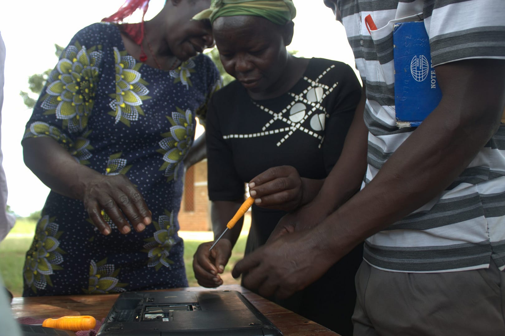 Basic Computer Maintenance Training in Pagak ICT Centre.